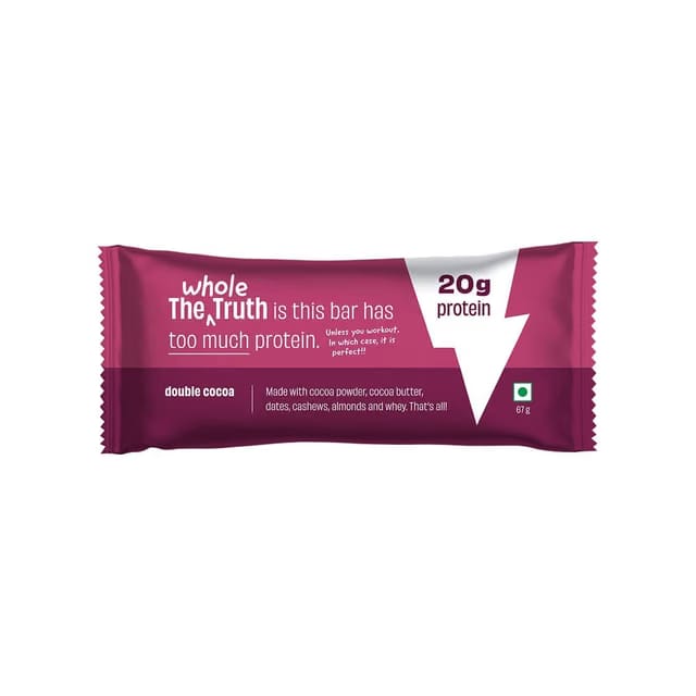 The Whole Truth 20 g Protein Bar - Double Cocoa