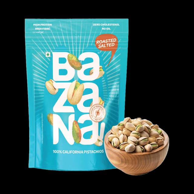 Bazana Roasted and lightly Salted 100% California Pistachios