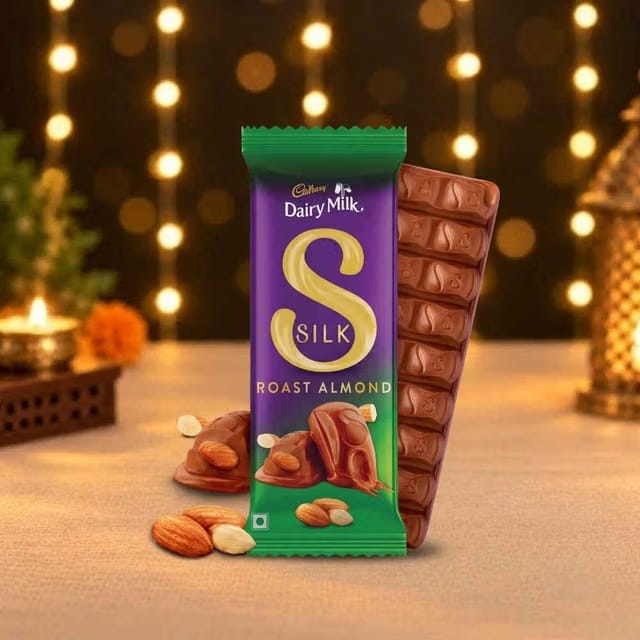 Cadbury Dairy Milk Silk Roast Almond Chocolate Bar