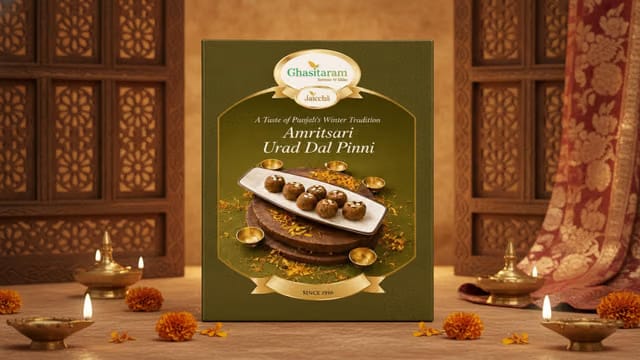 Ghasitaram Gifts Jaiccha Amritsari Urad dal Pinni 250 gms|Sweets|Diwali Sweet|Indian Mithai|Diwali Sweet Gift Box|