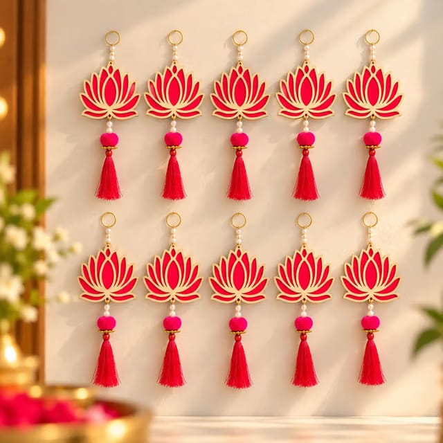 eCraftIndia Lotus Flower Decorative Wall Hanging for Home Decor