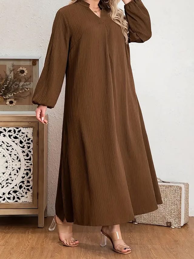 Women's Plus Size Chocolate Kaftan