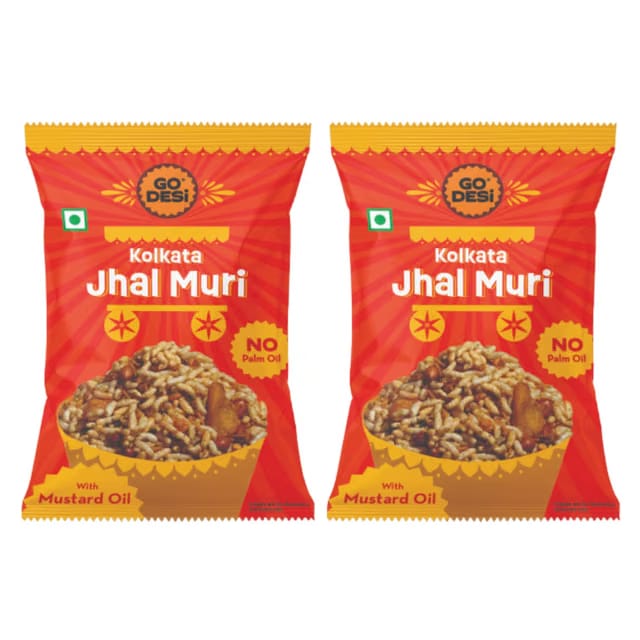 GO DESi Kolkata Jhalmuri Bhel, No Palm oil 100 grams