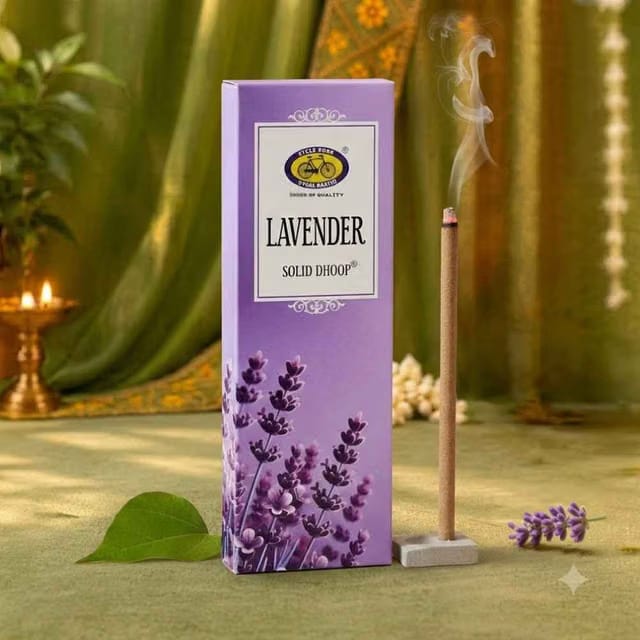 Pure Lavender Bambooless Solid Dhoop Stick