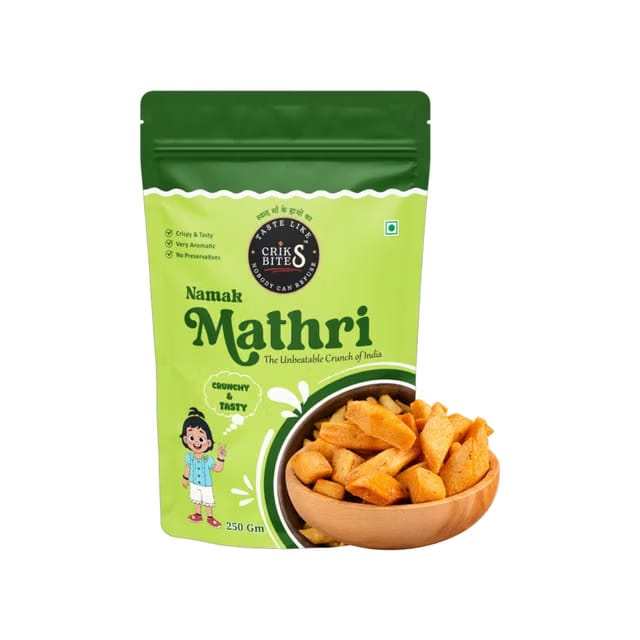 Criksbites Namak Mathri/Matthi