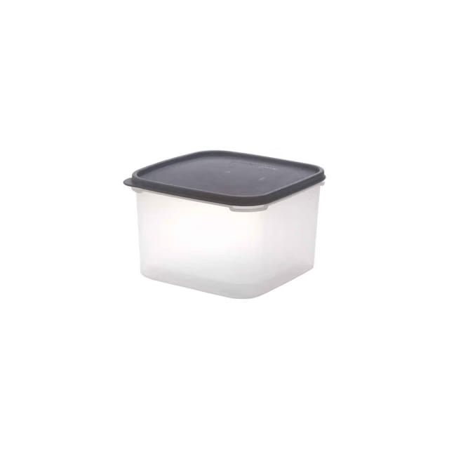 Fresherware Modular Square Plastic Multi purpose Storage Container-3 ltr-Grey