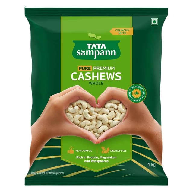 Tata Sampann Totally Pure Premium Cashews/Kaju