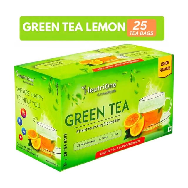 NeutriOne Green Tea Lemon for Weight Loss & Boost Immunity