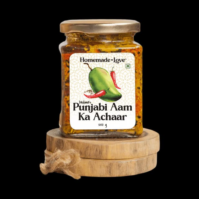 Homemade Love Punjabi Aam Ka Achaar Bottle