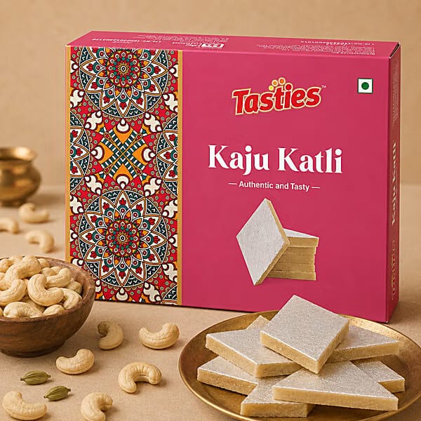 Tasties Kaju Katli / Kaju Barfi - Premium Mithai