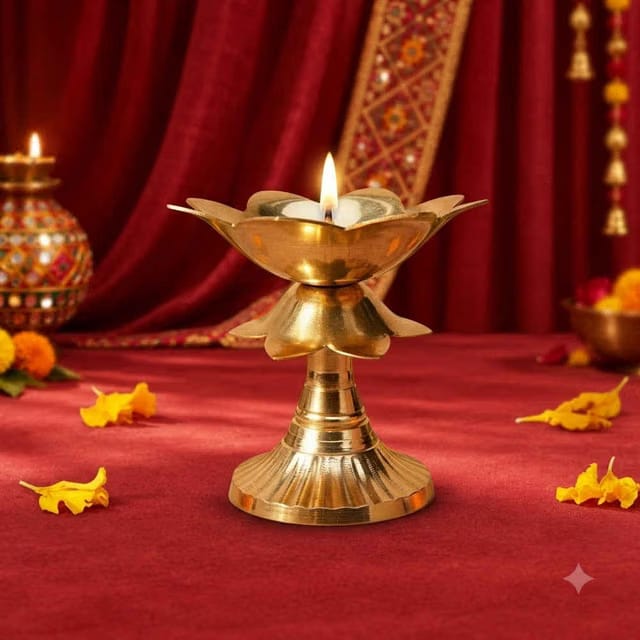 Lotus Shaped Akhand Diya