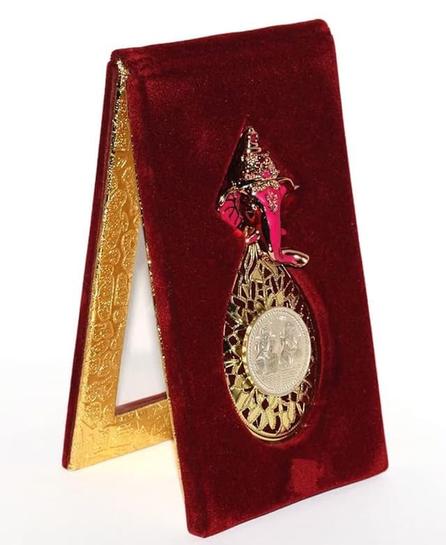 Laxmi Ganesh Pure silver Plated coin for diwali gift/silver coin 10 gram,20 gram,5 gram/silver coin gift box/diwali gift