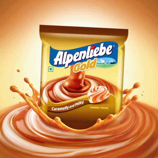 Alpenliebe Gold More Caramelly More Tasty Toffee Pouch