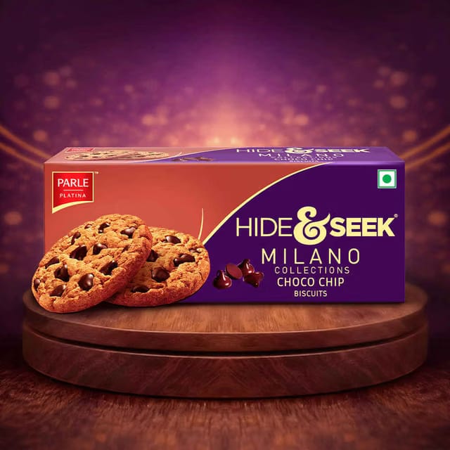 Parle Hide & Seek Milano Choco Chip Cookies