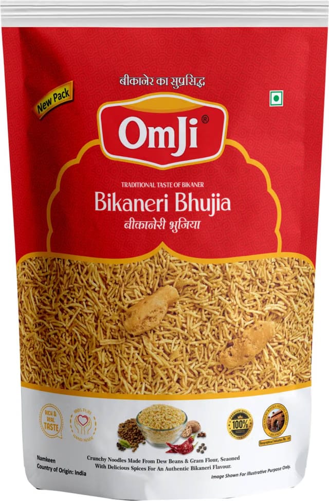 OMJI Authentic Bikaneri Bhujia Namkeen Namkeen