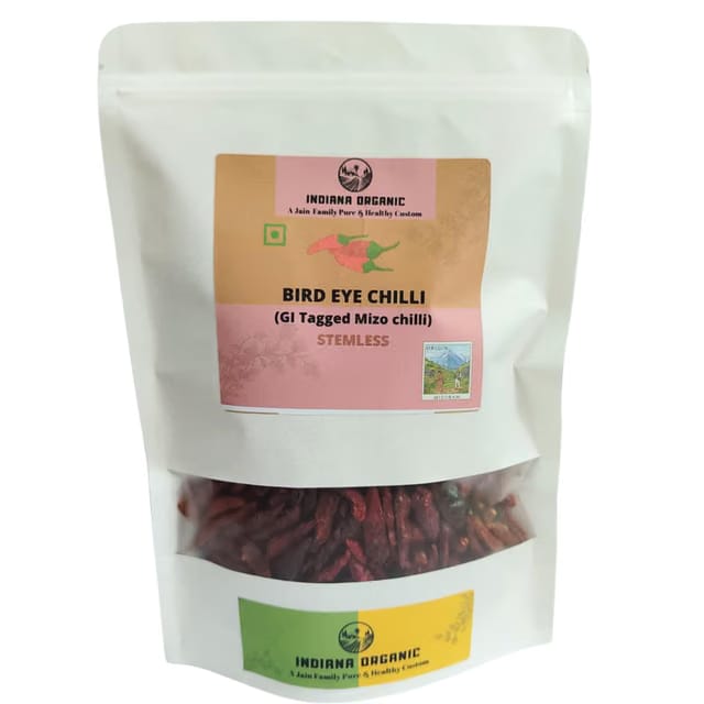 Indiana Organic Mizo Bird Eye Chilli whole