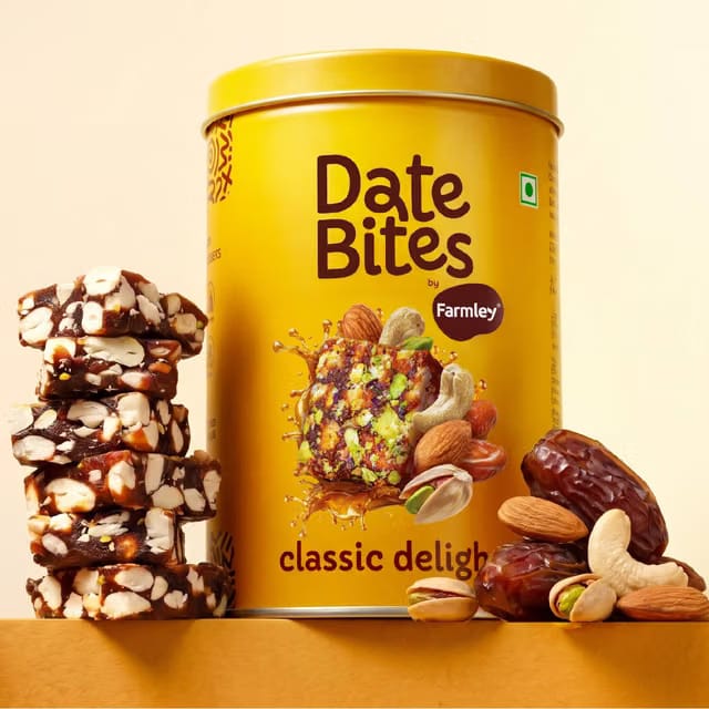 Farmley Classic Delight Date Bites Dry Fruit Burfi