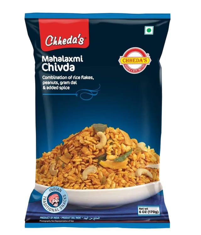 Chheda's - Mahalaxmi Chivda - Khatta Meetha Namkeen - Crispy Snacks