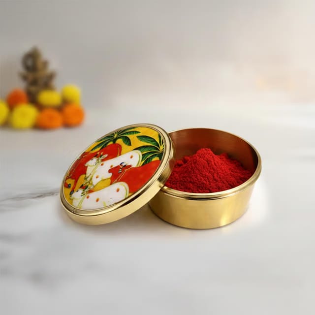 Brass Box Pooja |Puja|Roli|Chawal |Chandan