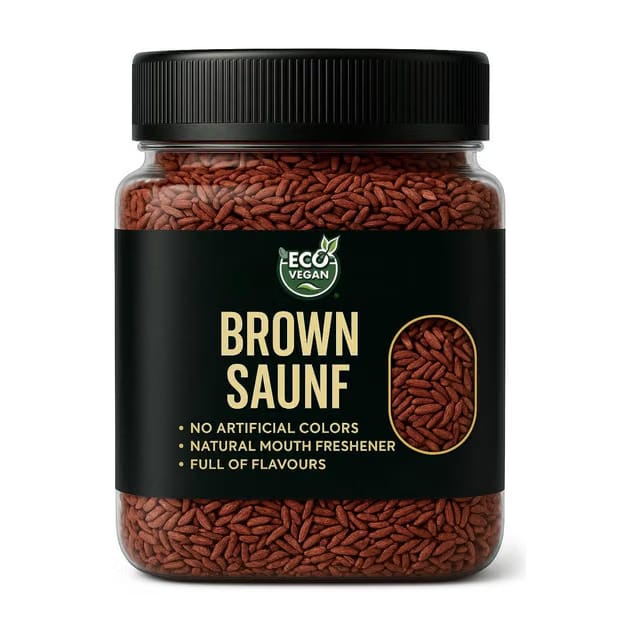 eco vegan Brown Saunf Brown Saunf Mouth Freshener