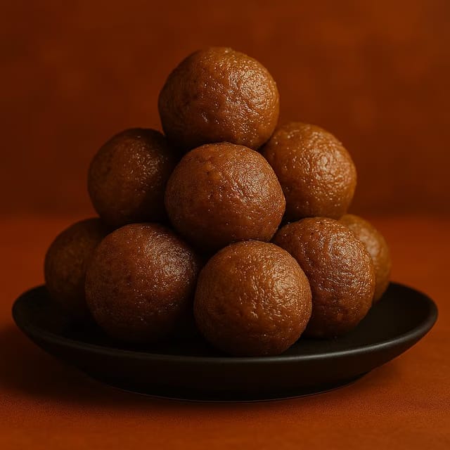 BANGLARMISTI Gurer Narkel Naru - Traditional Bengali Sweets, Homemade, Coconut Laddoo, Nariyal Laddu, Puja Prasad