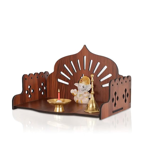 Small Beautiful Wooden Puja Temple for Home & Office