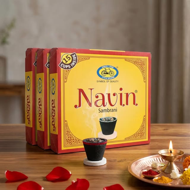Pure Navin Sambrani Dhoop Cups for Pooja