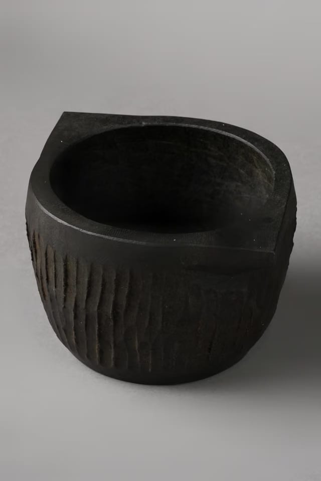 80s COOKWARE Soapstone Cookware - Kalchatti (Medium)-Treated