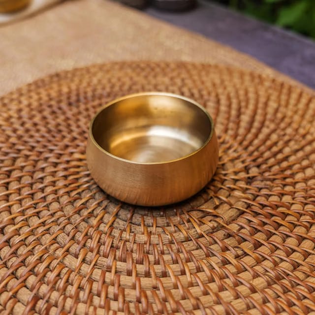 Pure Kansa Brass Katori/Bowl for Dahi/Rice/Desserts