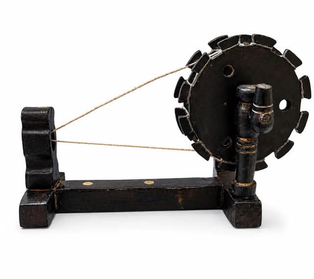 Wooden Gandhiji Charkha Showpiece for Home Decor