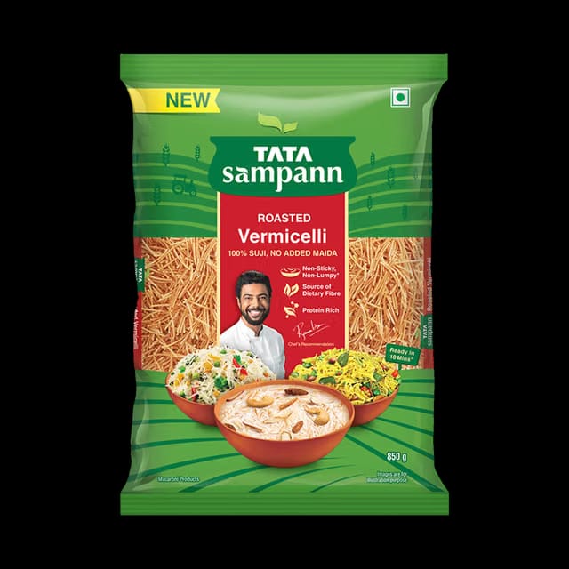 Tata Sampann Roasted Vermicelli, Made with Suji, No Added Maida