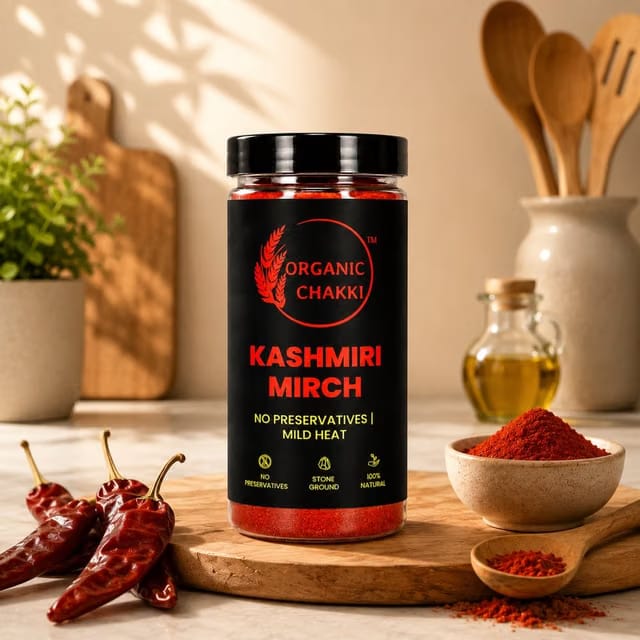 Organic Chakki Kashmiri Mirch / Chilli Powder