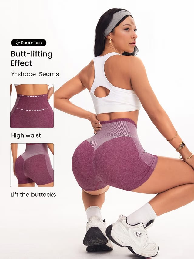 Women's Contrast Gym Shorts