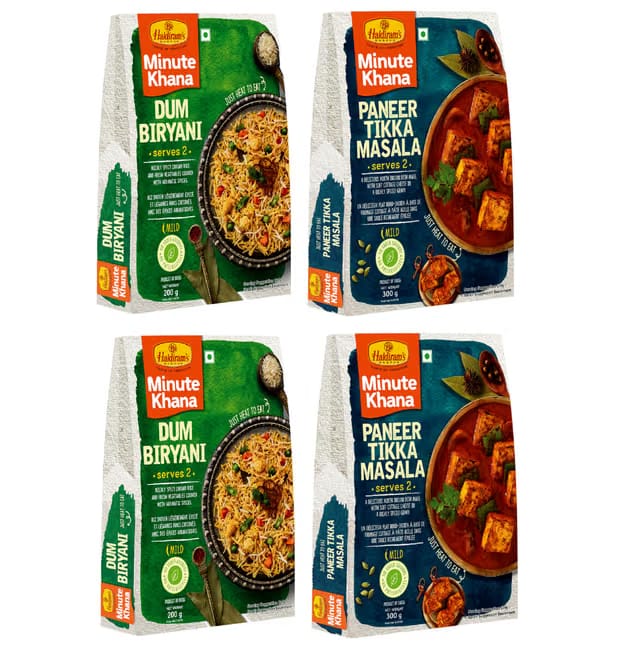 Haldiram's Nagpur Ready To Eat Paneer Tikka Masala 300g With Dum Biryani 200g Combo