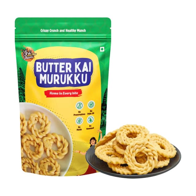 Sri norukku Theeni Butter Kai Murukku Namkeen
