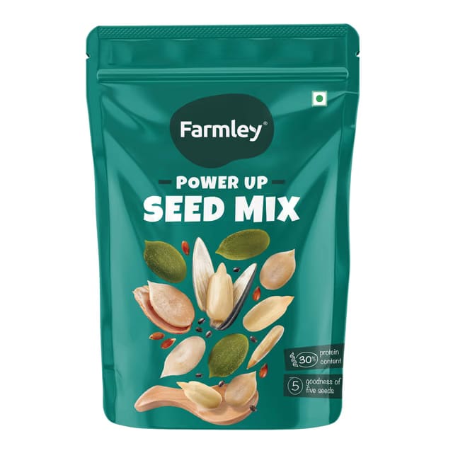Farmley Seed Mix Superfood Rich In Protein- Pumpkin, Watermelon, Sunflower, Flax, Chia Seeds