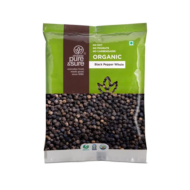 Pure & Sure Organic Black Pepper Whole