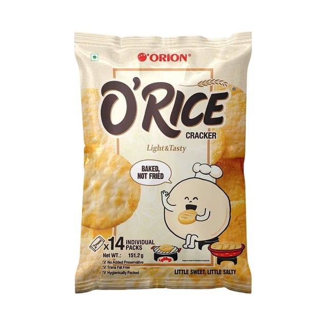 Orion Light & Tasty O'Rice Crackers