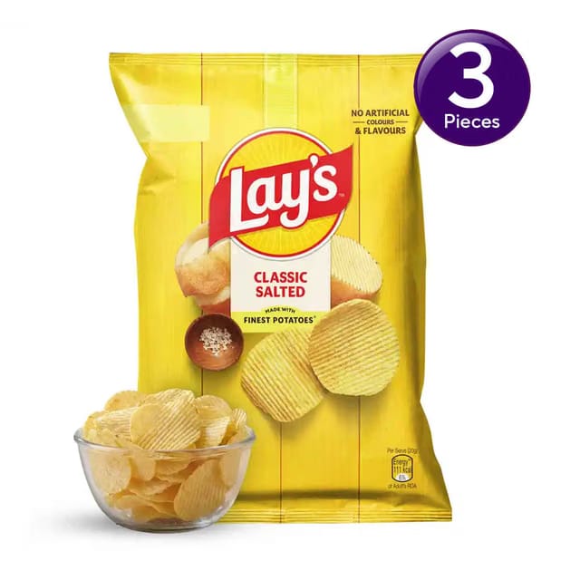 Lay's Classic Salted Potato Chips Combo