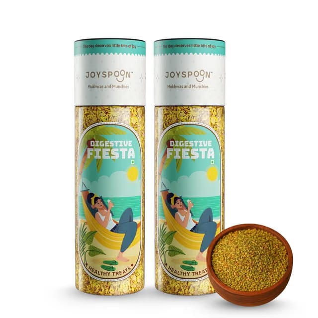 JoySpoon Digestive Fiesta Mukhwas 200g Digestive Mouth Freshener Healthy Mukhwaas
