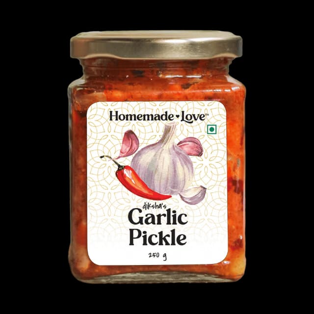 Homemade Love Garlic Pickle Jar