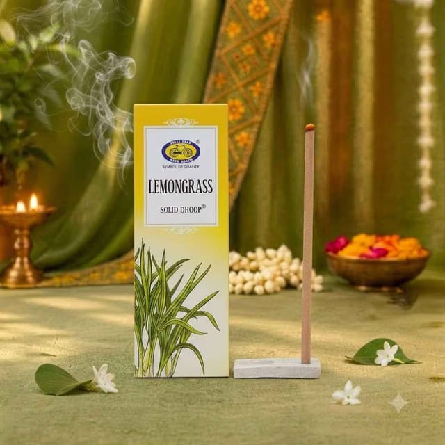 Pure Lemongrass Bambooless Solid Dhoop Stick