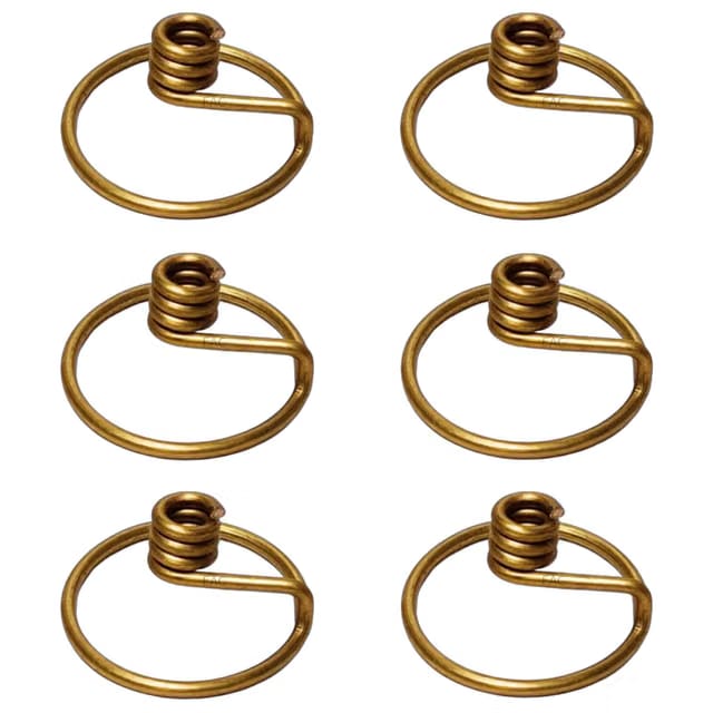 ARS Pure Brass Niranjan Kadi, Wick Holder for Diya and Oil Lamps, Thiri Stand for Deepak, Samai Diya Batti Holder