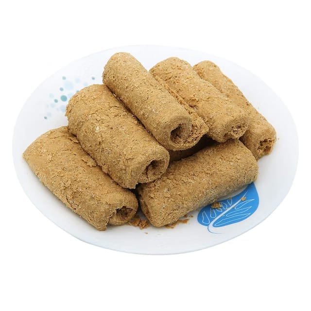Dhawak Homemade Crispy Gazak Roll Gud Gazzak 400 gms |Tilkut Roll