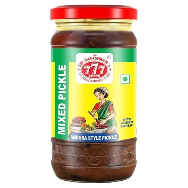 777 Andhra Style Mixed Vegetable Pickle 300g