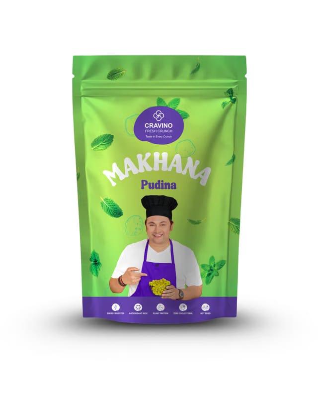 CRAVINO FRESH CRUNCH® Premium Pudina Flavoured Makhana
