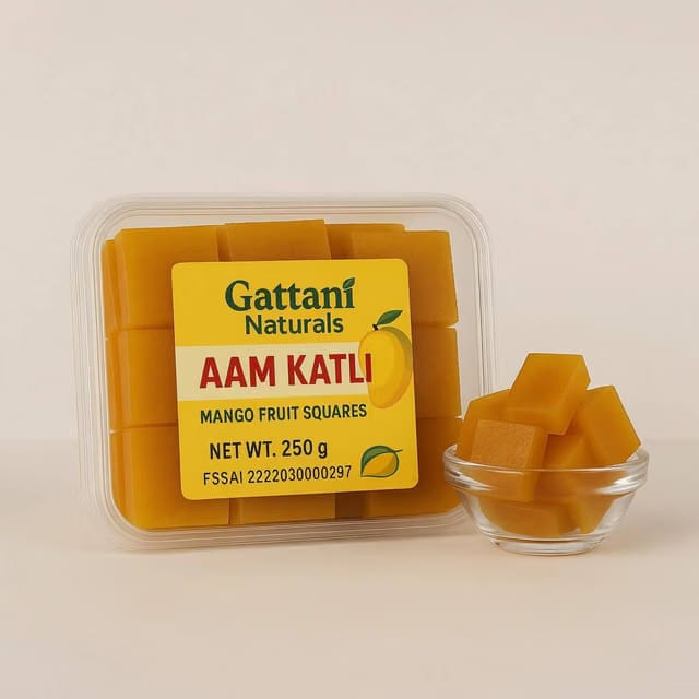 gattani naturals Aam Papad / Mango Katli / Dry Mango Slice / Khatta-Meetha Aam Papad Mango