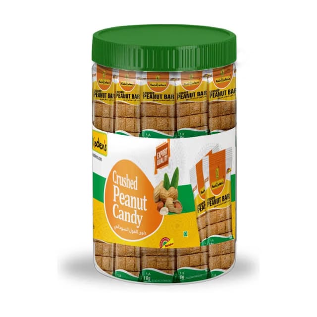 kozhikoden's Crushed Peanut Chikki – Crunchy Crushed Peanut Bar Made with Jaggery 30 Pieces,