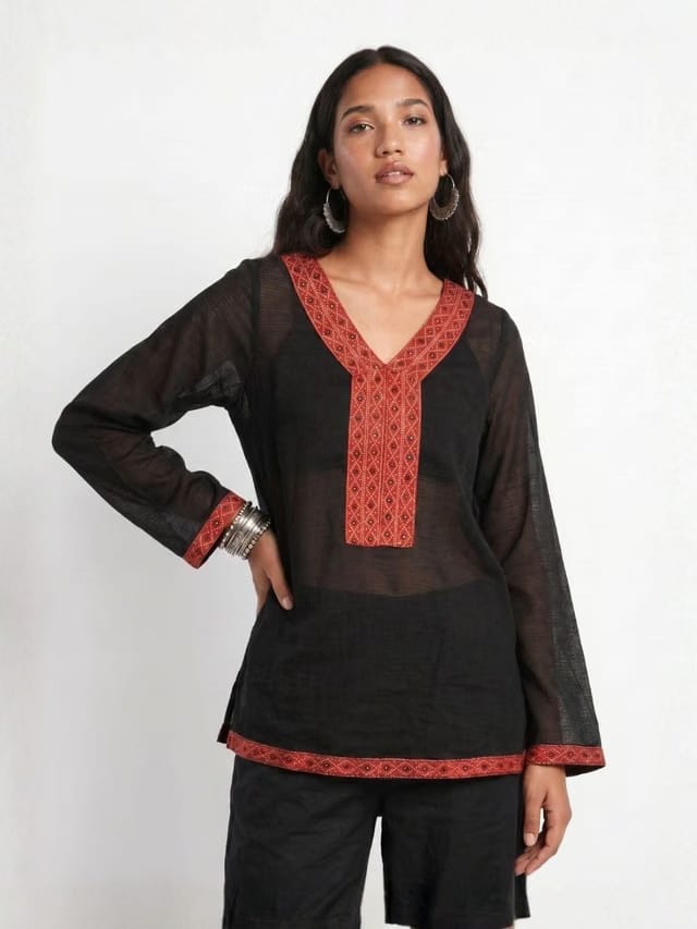 Tanya Mul Cover-Up Kurti