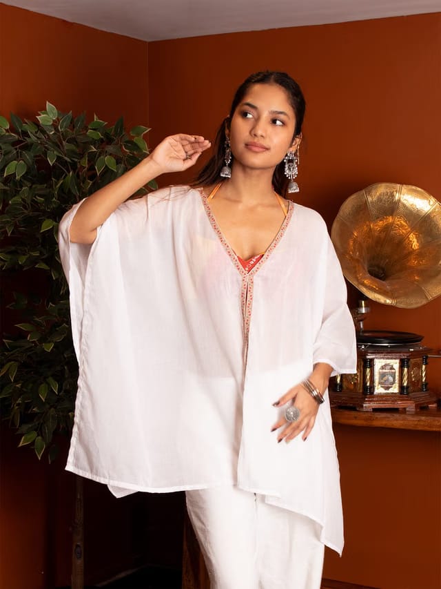 Tisha Mul Sheer Cover Up